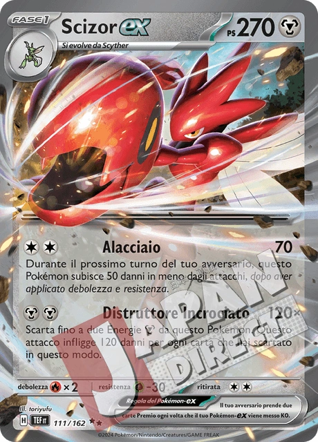 (TEF 111/162) Scizor-ex  Double Rare