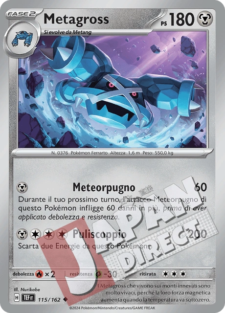 (TEF 115/162) Metagross  Non Comune