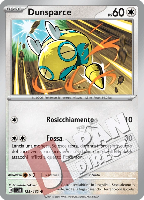 (TEF 128/162) Dunsparce  Comune