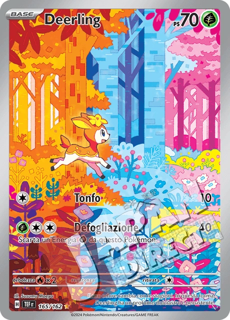 (TEF 165/162) Deerling  Illustrazione Rara