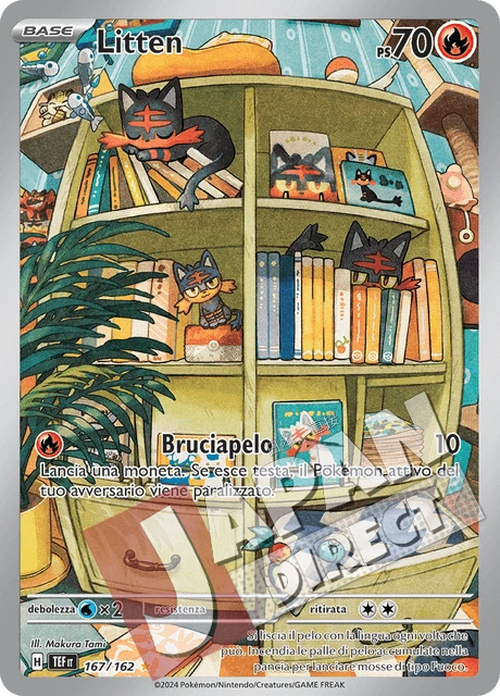 (TEF 167/162) Litten  Illustrazione Rara