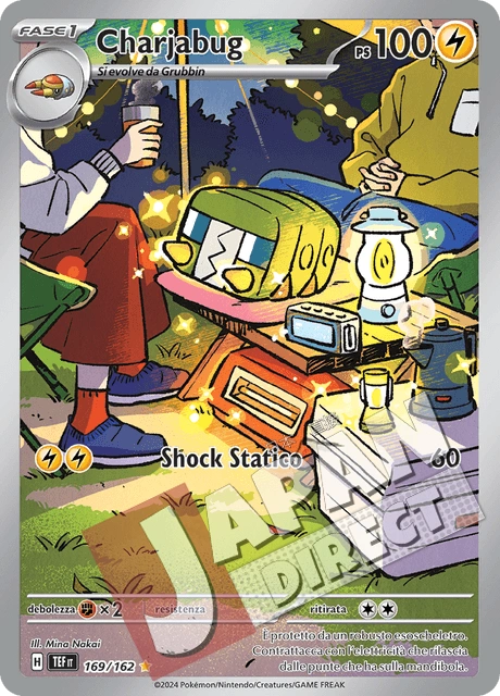 (TEF 169/162) Charjabug  Illustrazione Rara