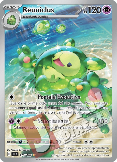 (TEF 171/162) Reuniclus  Illustrazione Rara