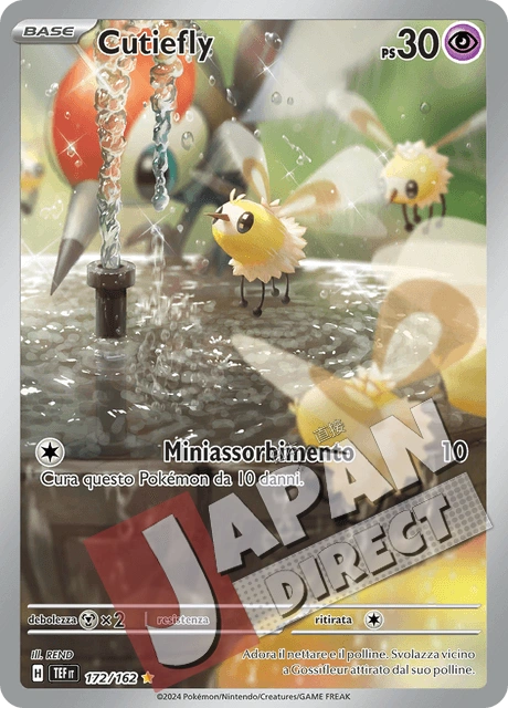 (TEF 172/162) Cutiefly  Illustrazione Rara