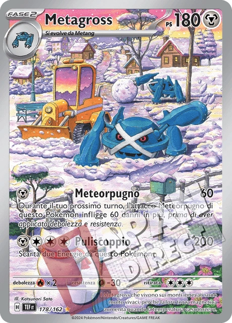 (TEF 178/162) Metagross  Illustrazione Rara