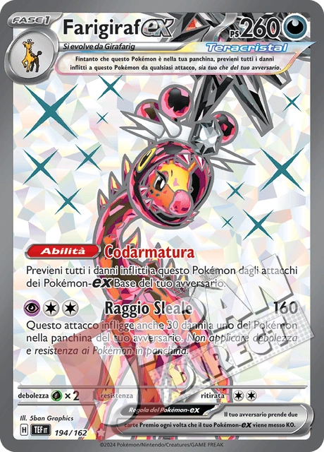 (TEF 194/162) Farigiraf-ex Teracristal Full Art