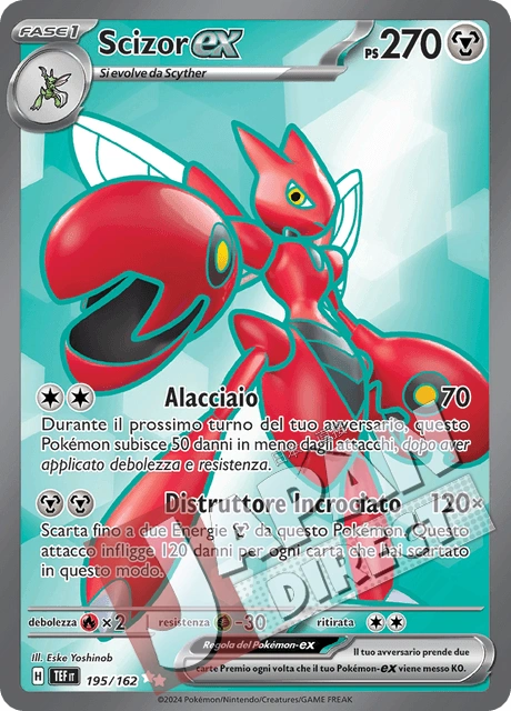 (TEF 195/162) Scizor-ex  Full Art