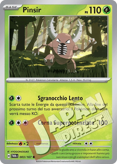(TWM 003/167) Pinsir  Comune