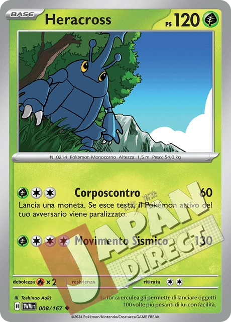 (TWM 008/167) Heracross  Non Comune
