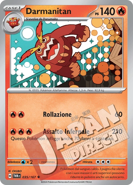 (TWM 035/167) Darmanitan  Non Comune