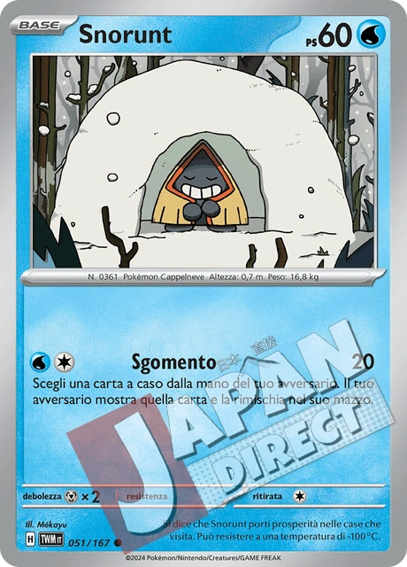 (TWM 051/167) Snorunt  Comune