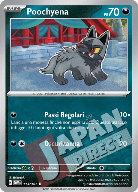 (TWM 113/167) Poochyena  Comune