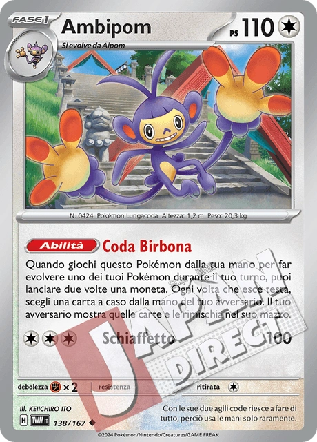 (TWM 138/167) Ambipom  Non Comune