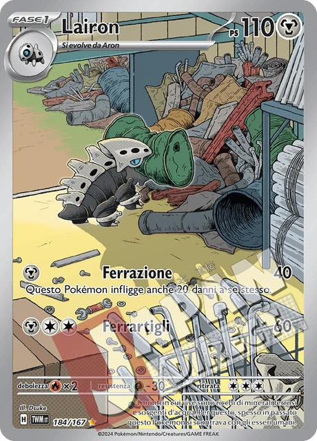 (TWM 184/167) Lairon  Illustrazione Rara