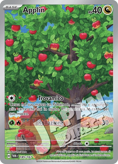 (TWM 185/167) Applin  Illustrazione Rara