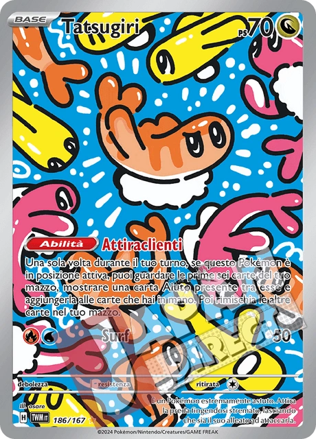 (TWM 186/167) Tatsugiri  Illustrazione Rara