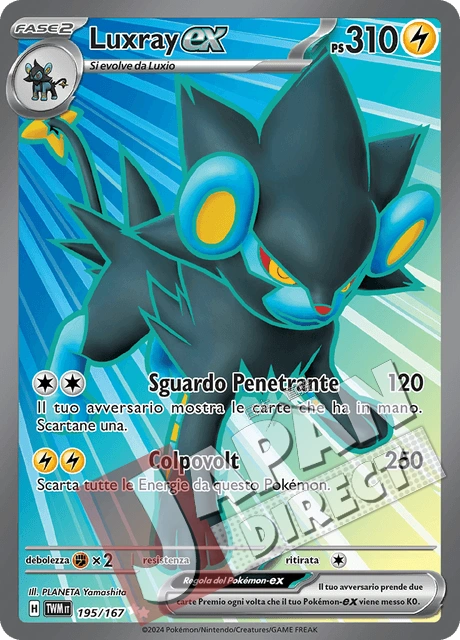 (TWM 195/167) Luxray-ex  Full Art