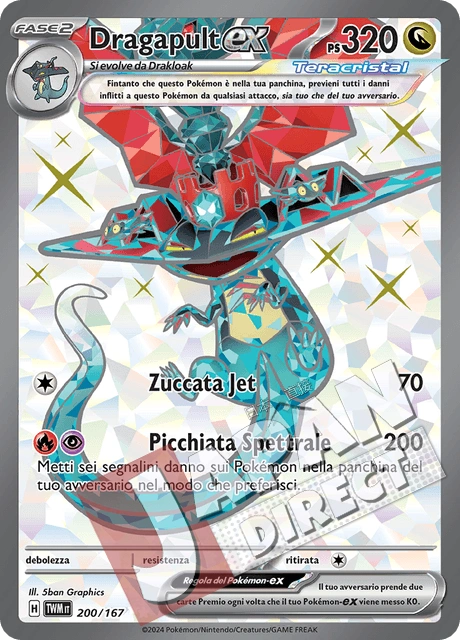 (TWM 200/167) Dragapult-ex Teracristal Full Art