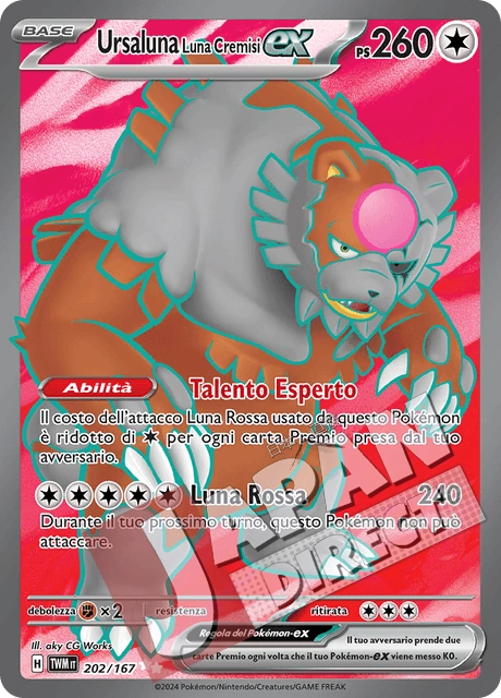 (TWM 202/167) Ursaluna Luna Cremisi-ex  Full Art