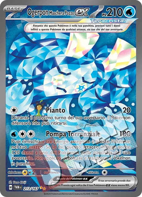 (TWM 213/167) Ogerpon Maschera Pozzo-ex Teracristal Alternative Art