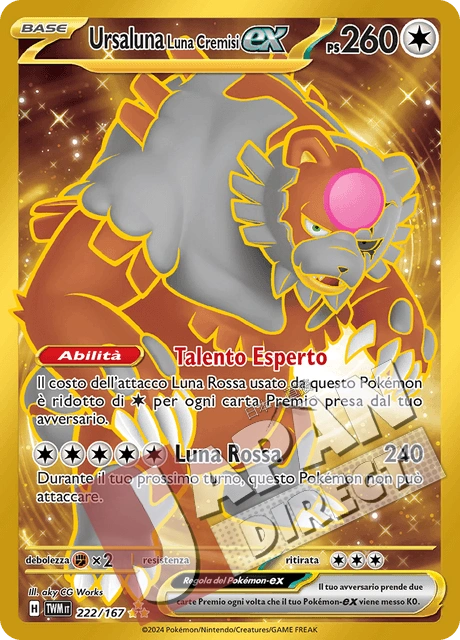 (TWM 222/167) Ursaluna Luna Cremisi-ex  Rara Segreta