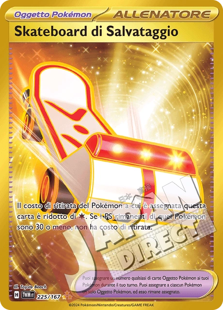 (TWM 225/167) Skateboard di Salvataggio  Rara Segreta